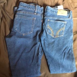 Hollister & ✨Rue 21 super skinny jeans size 0 Reg.